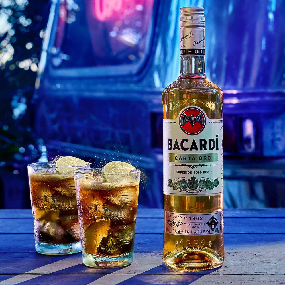 Bacardi Carta Oro Superior Gold Rum - Image 2