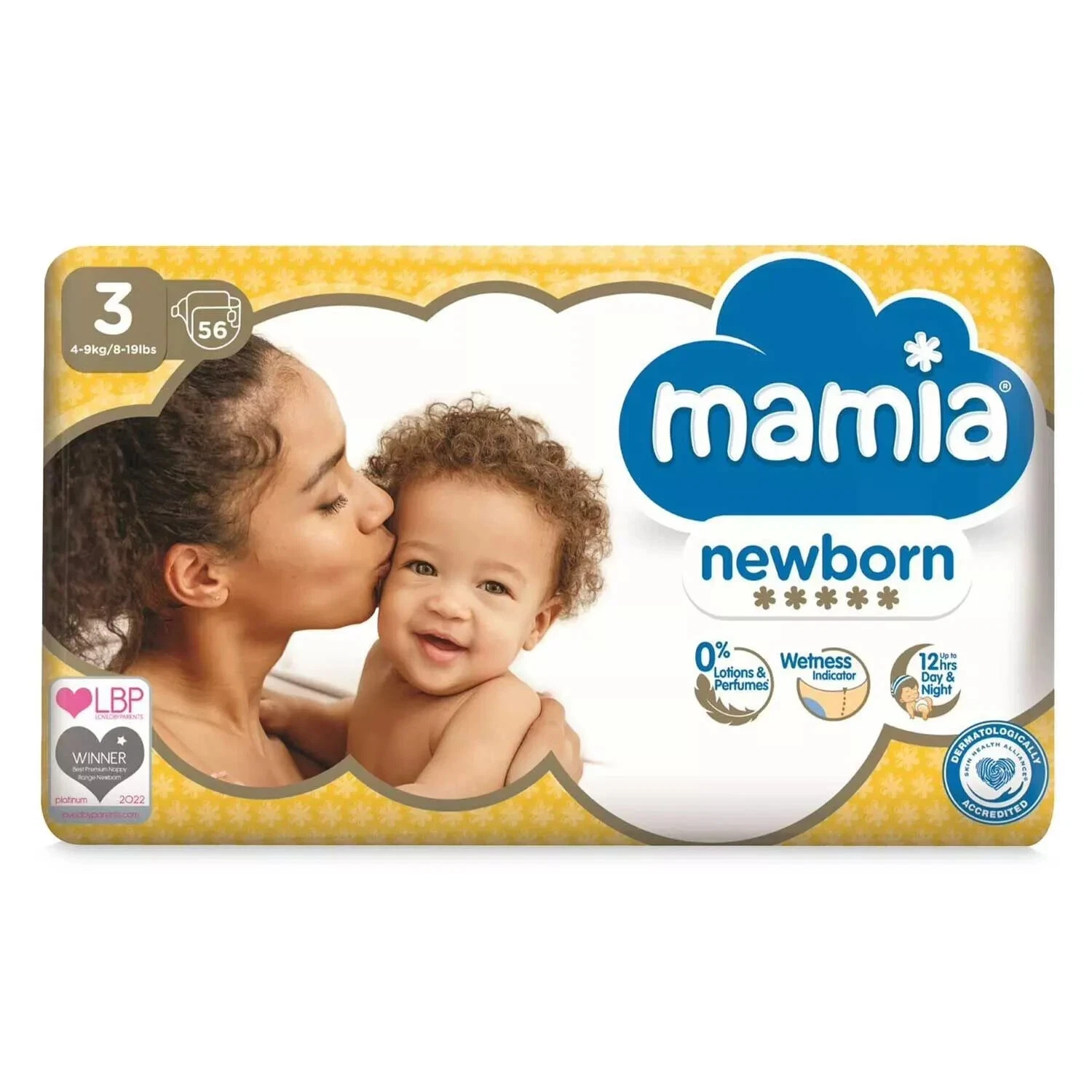 Mamia Newborn Diapers (Size 2 & 3)